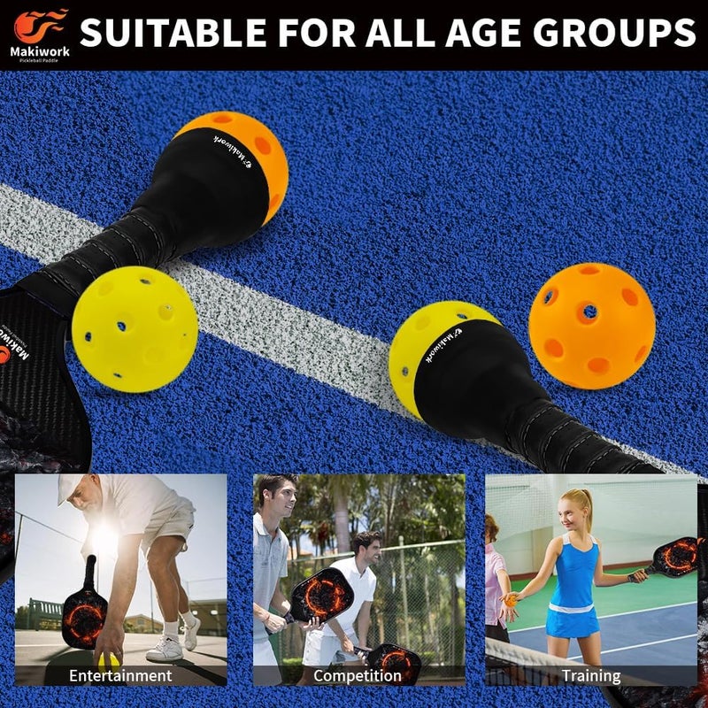 makiwork Pickleball Ball Retriever Silicone Pickleball Grabber and Picker - Image 4
